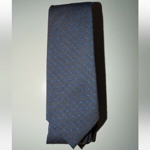Tommy Hilfiger Elegant Blue and Gray Polka Dot Men's Tie